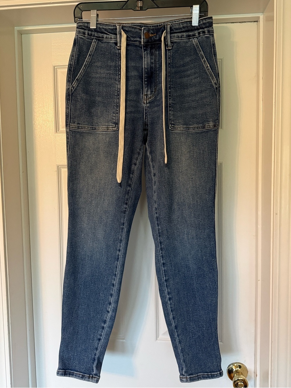 Judy Blue Denim Jogger Jeans Drawstring Waist Size 27
